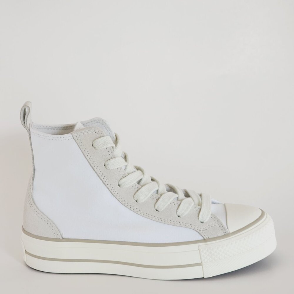 Converse CTAS Lift Hi Two-Tone White Women's Platform Sneakers A09774C NWT - Picture 2 of 6